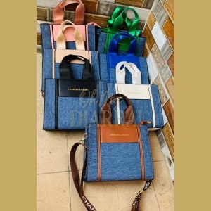 Sac cabas bandoulière en tissu - Charles & Keith