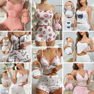 Ensembles pyjamas courts et légers "Doux Rêves"